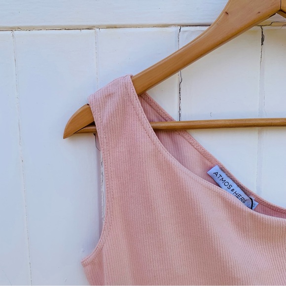 🎯 BNWT Atmos & Here one shoulder ribbed top size 10 - Picture 3 of 5